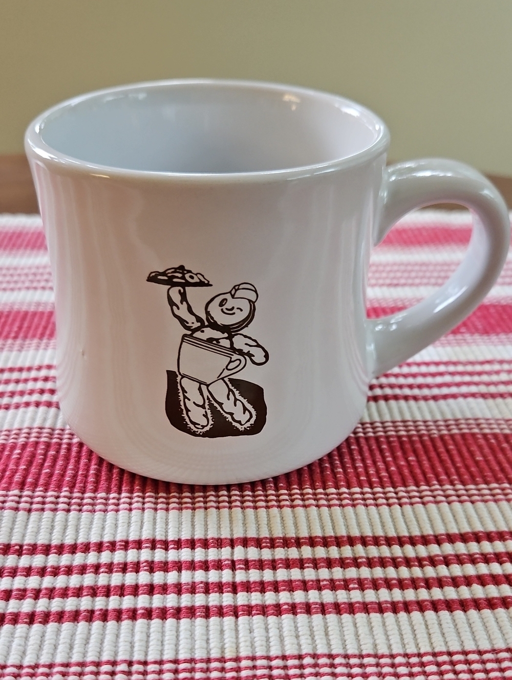 Dunkin' Donuts Diner Style Retro Mug - Brown Dunkie Man Logo